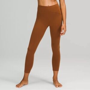 Lululemon Instill 25” High Rise Tight Copper Brown